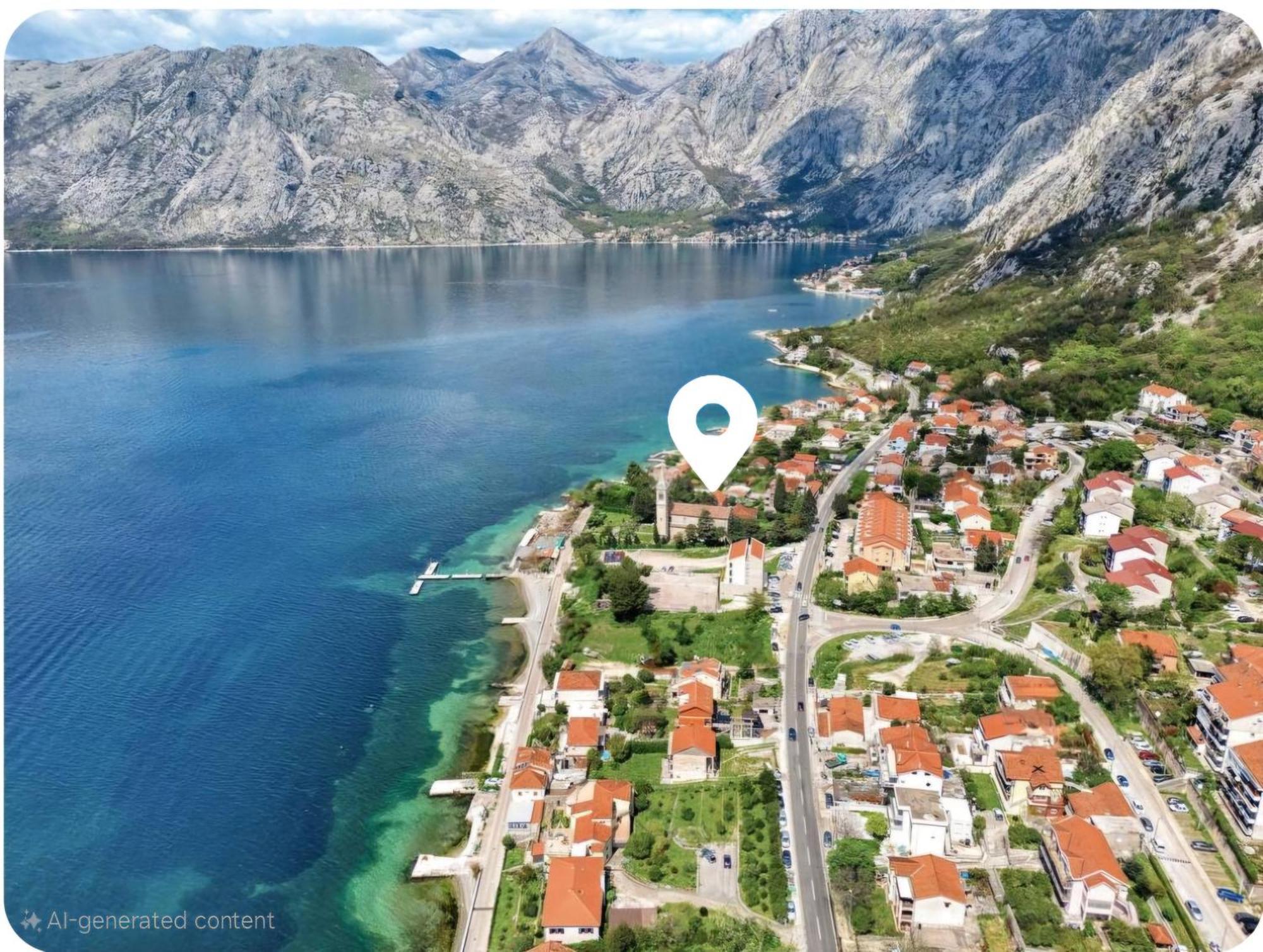 Apartament Rustic Attic Escape - 50m To - Sea View With Terrace - Private Parking Kotor